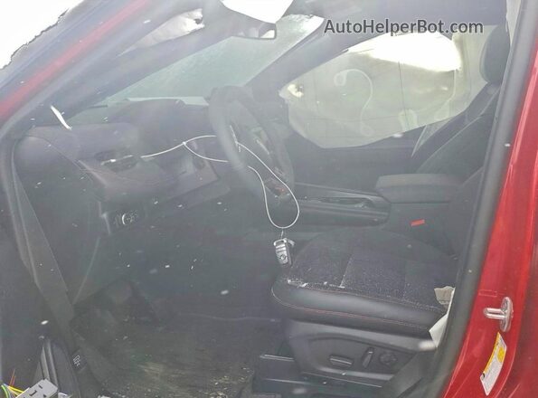 1FMWK8GC4TGA34212 2026 FORD FORD EXPLORER Красный Вид салона спереди