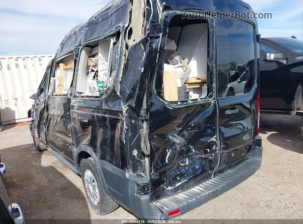 1FMZK1CM2JKA43391 2018 FORD TRANSIT-150 Black უკანა მარცხენა