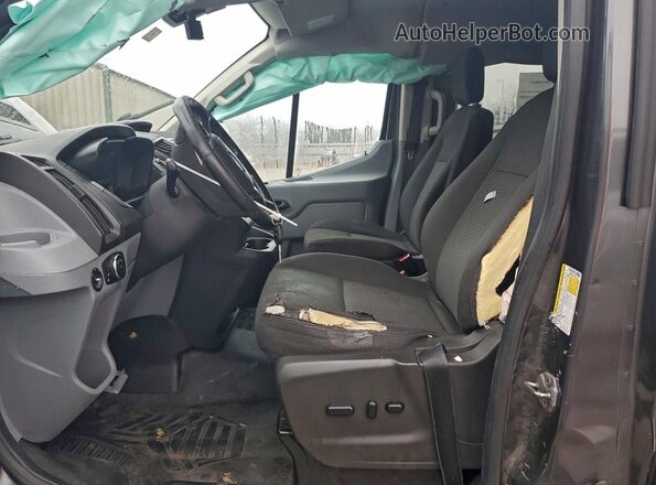 1FMZK1YM4GKB17587 2016 FORD TRANSIT Gray Widok wnętrza z przodu