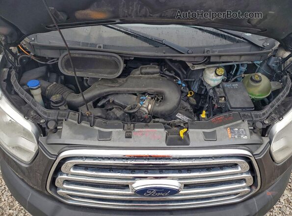 1FMZK1YM4GKB17587 2016 FORD TRANSIT Gray Widok komory silnika