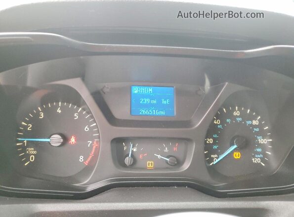 1FMZK1ZM3GKB38820 2016 FORD TRANSIT Silver Widok zestawu wskaźników