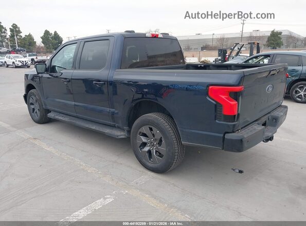 1FT6W1EV0PWG29462 2023 FORD F-150 LIGHTNING Dark Blue Задняя левая четверть