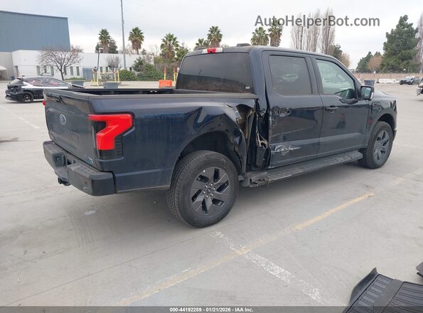 1FT6W1EV0PWG29462 2023 FORD F-150 LIGHTNING Dark Blue Задняя правая четверть