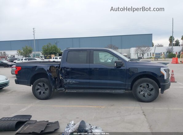 1FT6W1EV0PWG29462 2023 FORD F-150 LIGHTNING Dark Blue Вид задней части салона