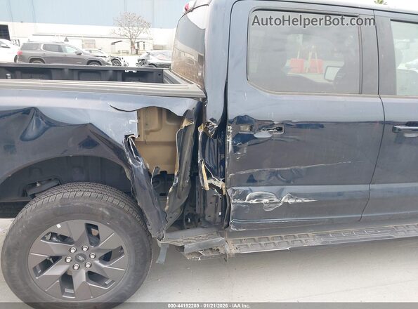 1FT6W1EV0PWG29462 2023 FORD F-150 LIGHTNING Dark Blue Вид спереди