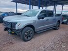 2022 Ford F150 Lightning Pro Silver vin: 1FT6W1EV3NWG07596