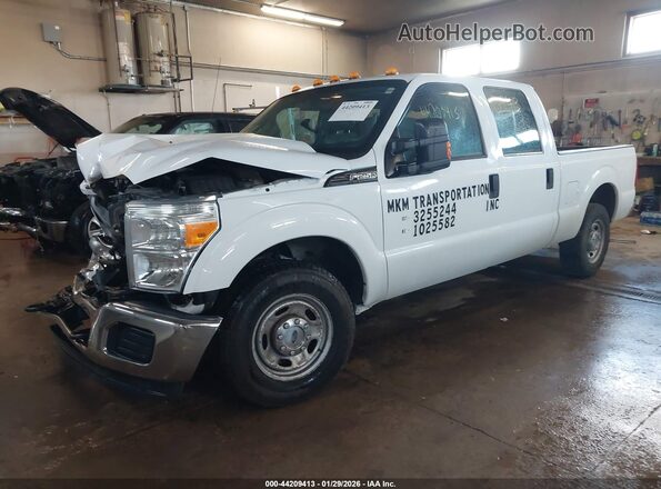 1FT7W2A62GEB83183 2016 FORD F-250 Белый Передняя левая четверть