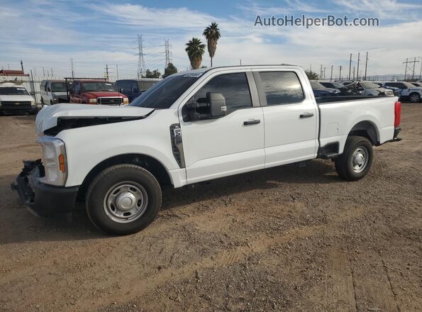 1FT7W2AA0REF67034 2024 FORD F250 White წინა მარცხენა ხედი სამი მეოთხედიდან