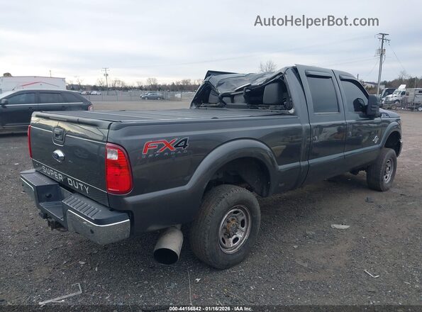 1FT7W2BT0GED09688 2016 FORD F-250 Gray Trasero derecho