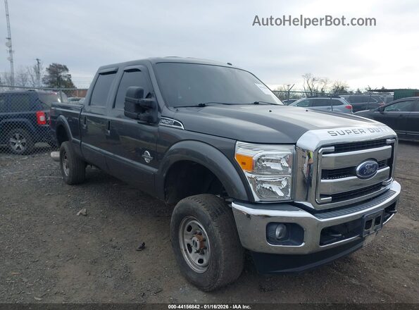 1FT7W2BT0GED09688 2016 FORD F-250 Gray Delantero derecho