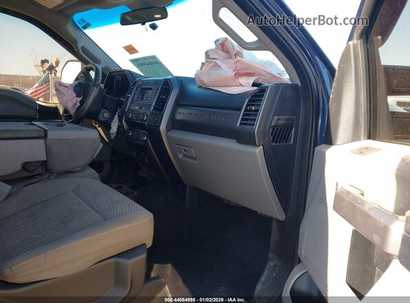 1FT7W2BT1KEC40924 2019 FORD F-250 Blue Widok wnętrza z przodu
