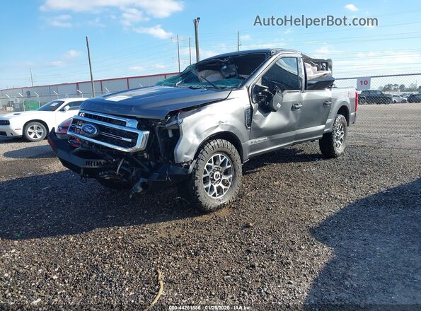 1FT7W2BT1MEE16566 2021 FORD F-250 Серый Передняя левая четверть