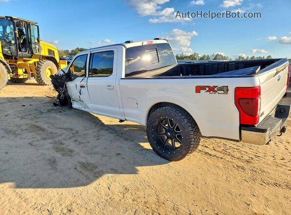 1FT7W2BT1NEC24050 2022 FORD F250 White Trasero izquierdo