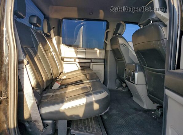 1FT7W2BT2JEB18667 2018 FORD F250 Black Rear seats view