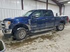 2022 Ford F250 Super Duty Blue vin: 1FT7W2BT6NEE15253