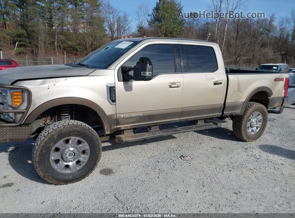 1FT7W2BT7HEE17517 2017 FORD F-250 Золотой Передняя левая четверть