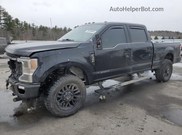 1FT7W2BT7MEE17852 2021 FORD F350 Черный Передняя левая четверть