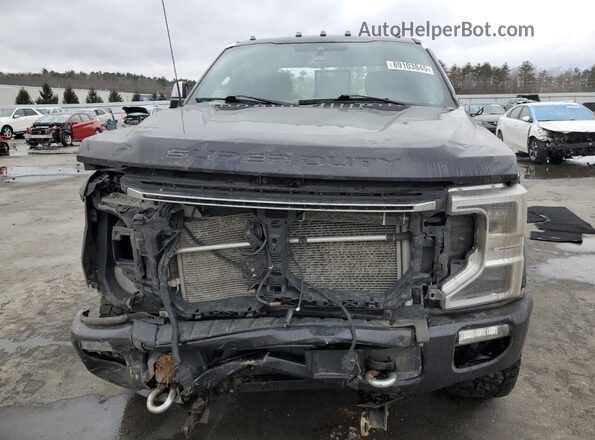 1FT7W2BT7MEE17852 2021 FORD F350 Черный Вид задней части салона