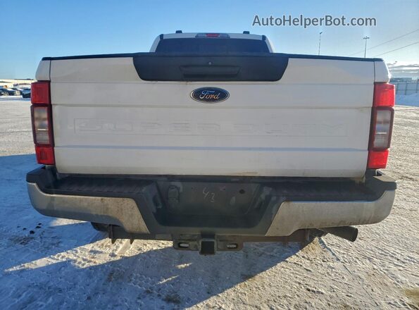 1FT8W3B68LEC07571 2020 FORD F350 White უკანა ხედი