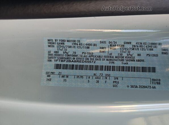 1FTBF2BA8RED55572 2024 FORD F-250  