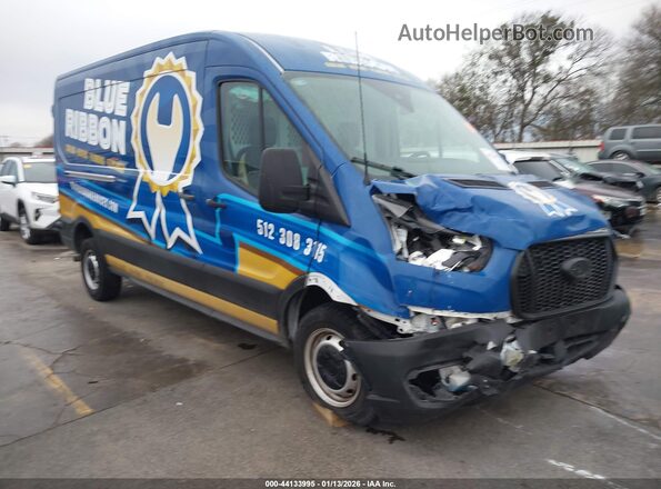 1FTBR1C86RKB15256 2024 FORD TRANSIT-250 Синий Передняя правая четверть