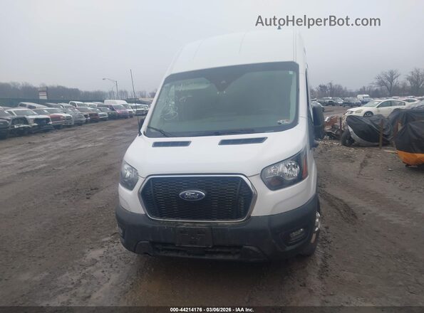 1FTBW1XGXPKA90420 2023 FORD TRANSIT-350 White Widok wnętrza z tyłu