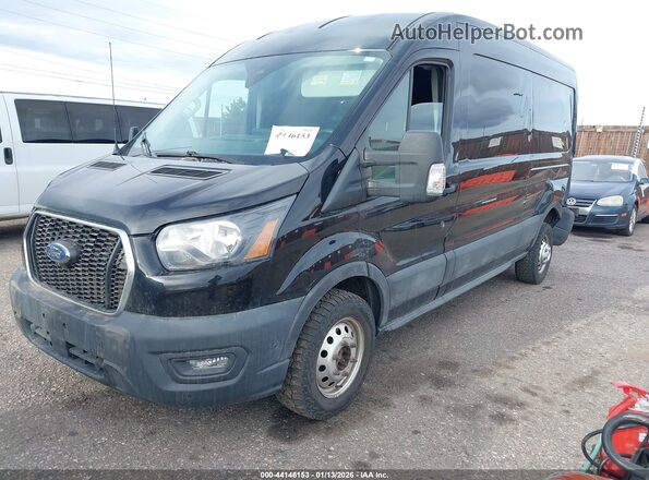 1FTBW2C89MKA15546 2021 FORD TRANSIT-350 Black Front left