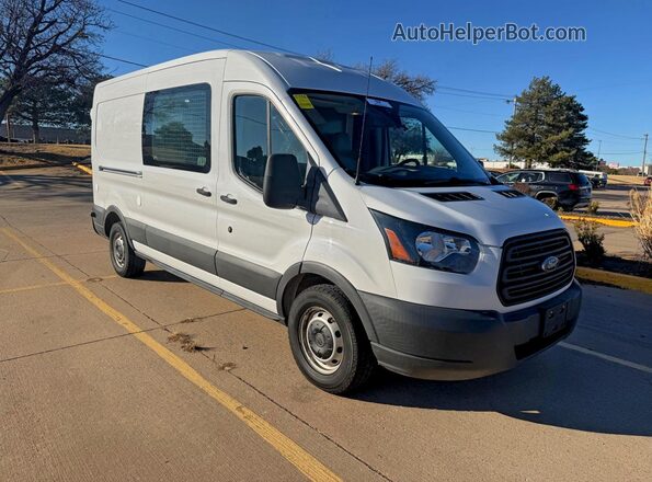 1FTBW2CM8JKB37680 2018 FORD TRANSIT White Tył lewy
