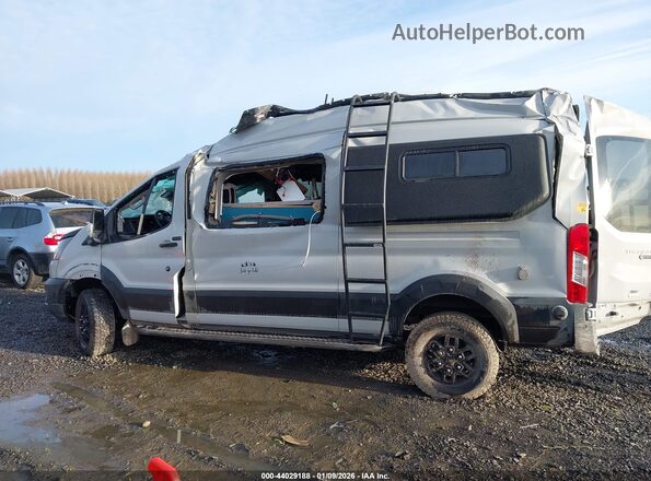 1FTBW2XG8PKB71860 2023 FORD TRANSIT-350 Gray Widok wnętrza 360 stopni