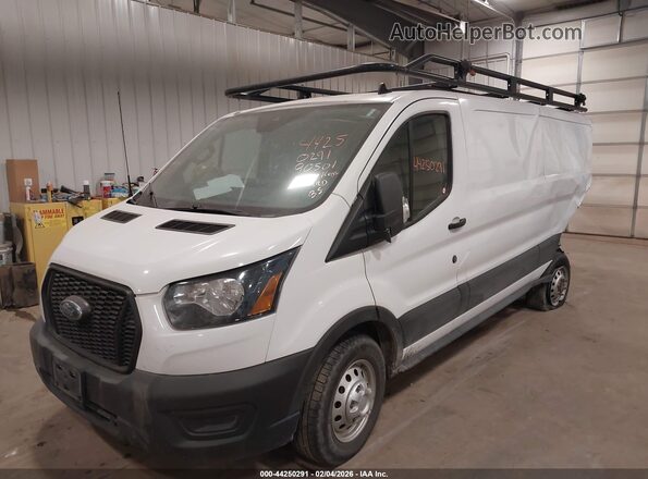 1FTBW2Y8XMKA85047 2021 FORD TRANSIT-350 Белый Передняя левая четверть