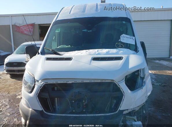1FTBW3XK4NKA28508 2022 FORD E-TRANSIT-350 CARGO VAN White Widok wnętrza z tyłu