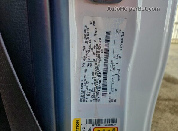 1FTER1EH7NLD50537 2022 FORD RANG Белый Вид подкапотного пространства