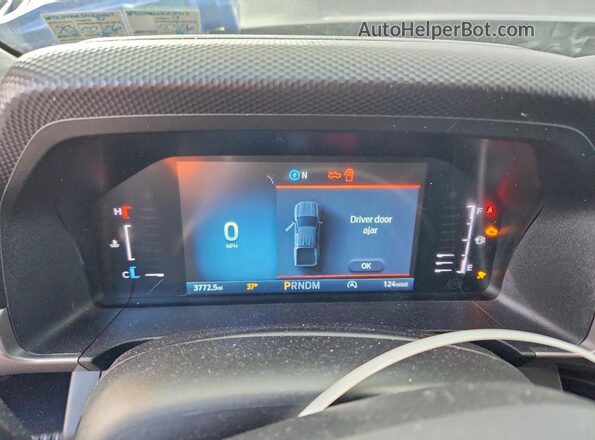 1FTER4HH2SLE15917 2025 FORD RANG Черный Вид щитка приборов