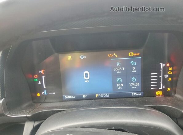 1FTER4HH6SLE16889 2025 FORD RANG Silver Widok zestawu wskaźników