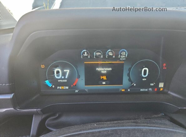 1FTER4KP6SLE50055 2025 FORD RANG Tan Instrument cluster view