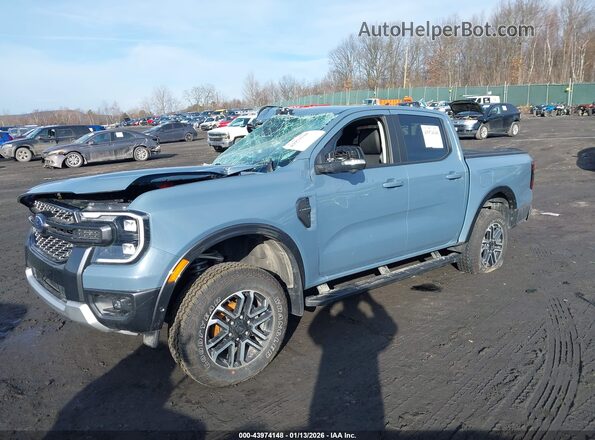 1FTER4KPXRLE64681 2024 FORD RANG Blue წინა მარცხენა ხედი სამი მეოთხედიდან