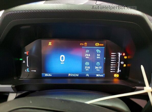 1FTER4PH6SLE23438 2025 FORD RANG Blue Vista del cuadro de instrumentos