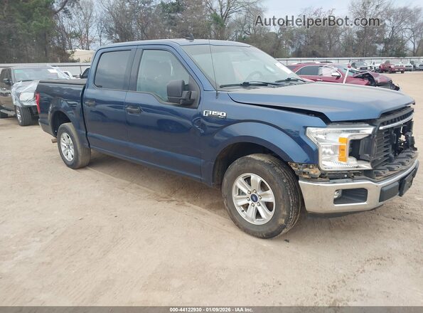 1FTEW1C57LKD77998 2020 FORD F150 Синий Передняя правая четверть