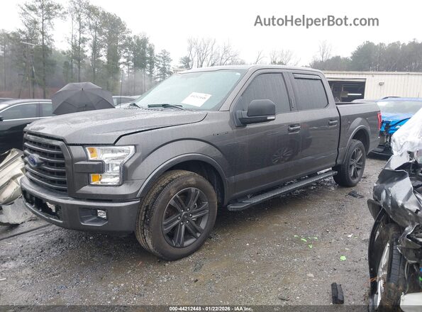 1FTEW1CF8GKF88514 2016 FORD F150 Серый Панорамный вид салона 360°