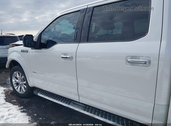1FTEW1CG0GFA12272 2016 FORD F150 Белый Панорамный вид салона 360°