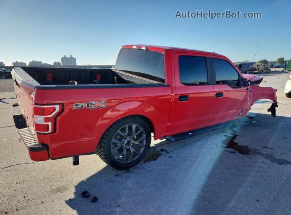 1FTEW1CP0KKE61855 2019 FORD F150 Красный Задняя правая четверть