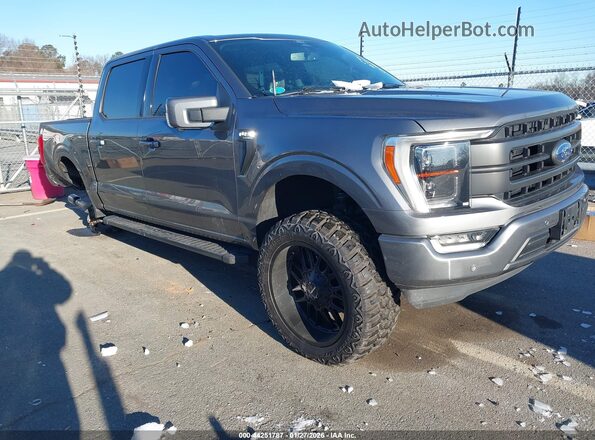 1FTEW1CP3NFC02497 2022 FORD F150 Gray წინა მარჯვენა