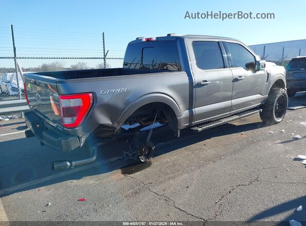1FTEW1CP3NFC02497 2022 FORD F150 Gray უკანა მარჯვენა