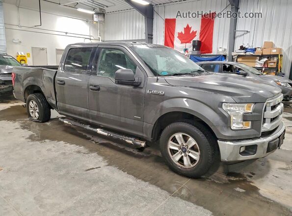 1FTEW1CP9HFC15789 2017 FORD F150 Серый Передняя правая четверть