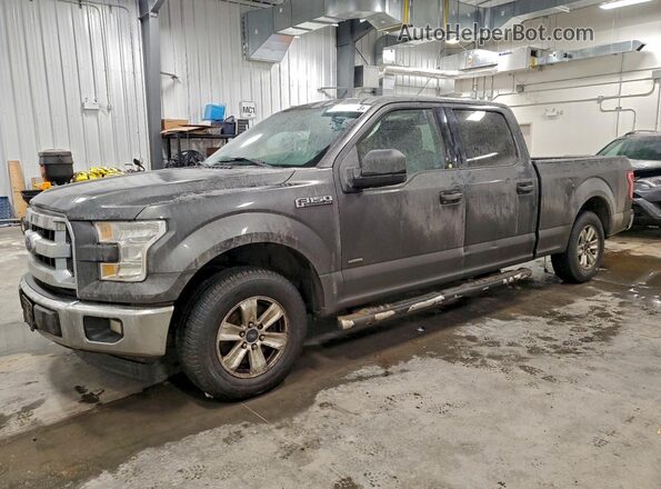 1FTEW1CP9HFC15789 2017 FORD F150 Серый Передняя левая четверть