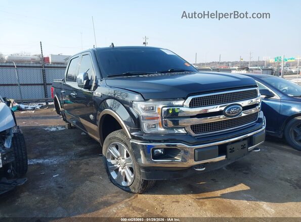 1FTEW1E40KFC85577 2019 FORD F150 Black Delantero derecho