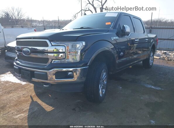 1FTEW1E40KFC85577 2019 FORD F150 Black Vista tres cuartos delantera izquierda