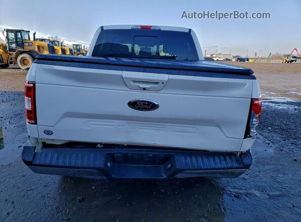 1FTEW1E59JFC81096 2018 FORD F150 Белый Вид сзади