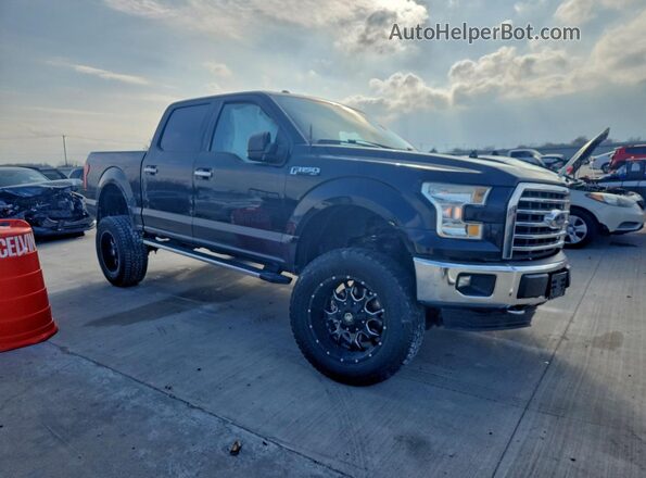 1FTEW1EF2GFC63587 2016 FORD F150 Черный Передняя правая четверть