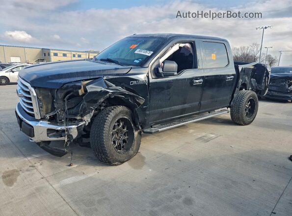 1FTEW1EF2GFC63587 2016 FORD F150 Черный Передняя левая четверть